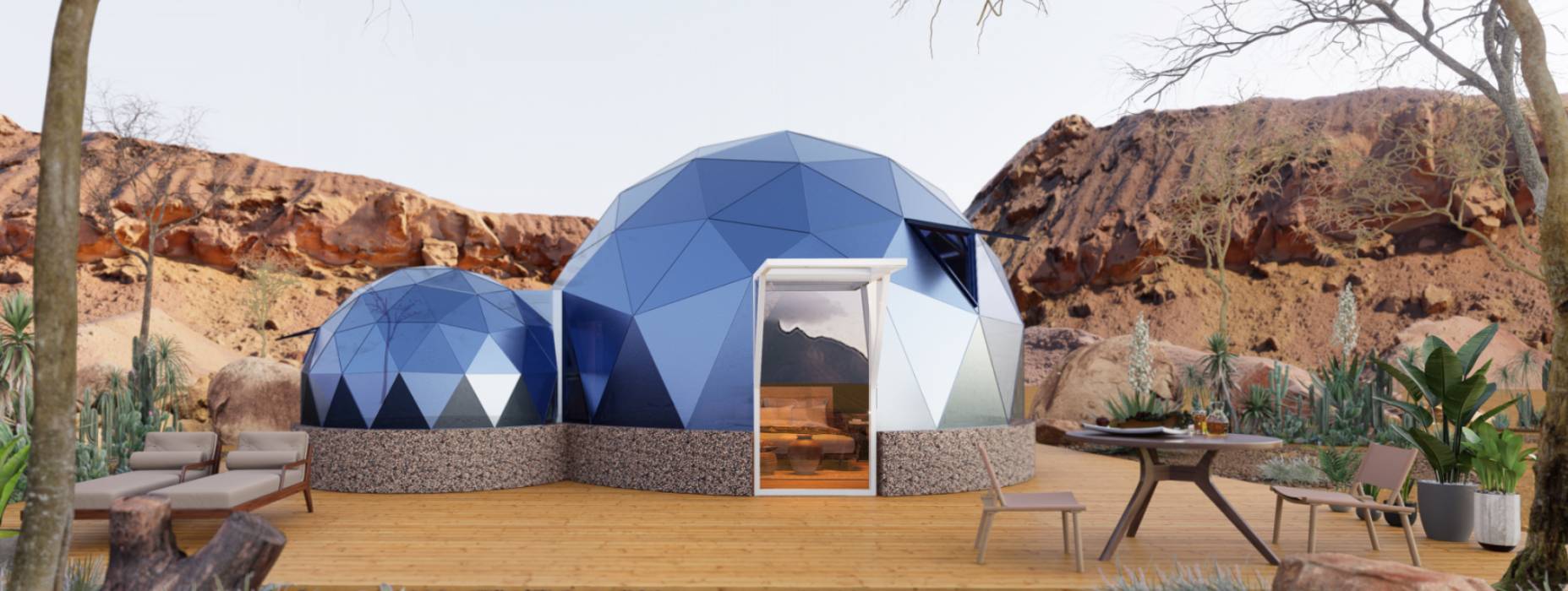 平邑县球形智能光伏玻璃星空房